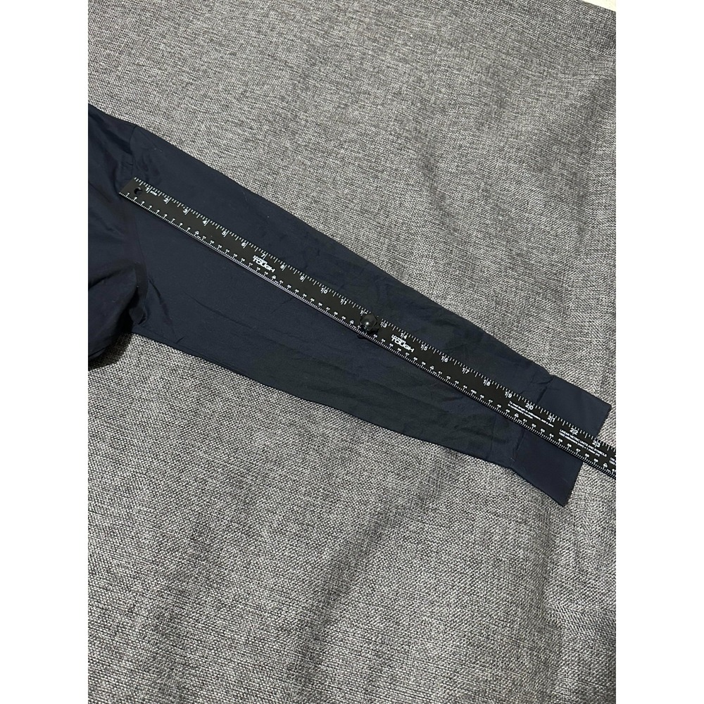 Stafford‎ Travel Men's Fitted 18 34-35 Solid Black Long Sleeve Shirt - Picture 3 of 5